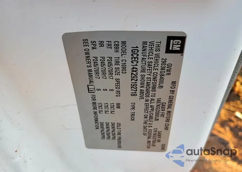 2009 Chevrolet Silverado C1500 z USA, uszkodzony, nr VIN 1GCEC14X29Z192718